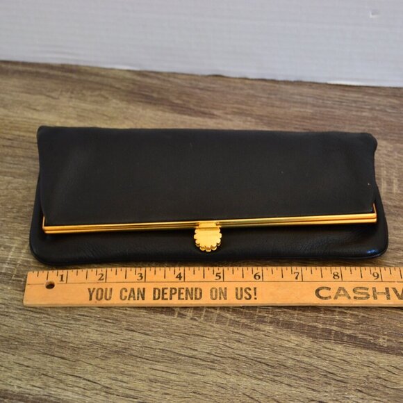 Vtg Fassbender England Fold Over Clutch - Picture 7 of 8